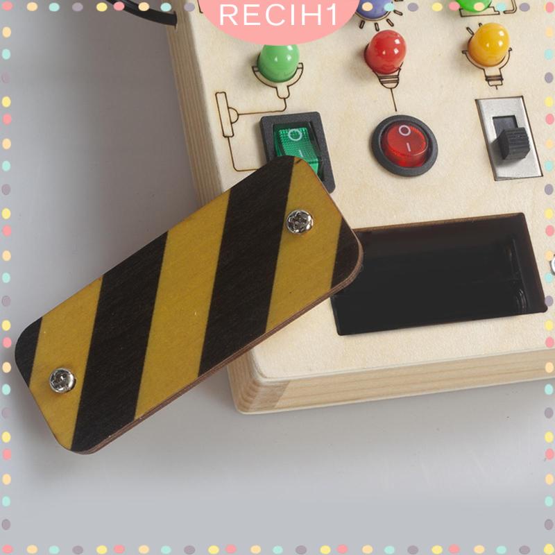 Đồ Chơi Bảng Công Tắc Đèn Với Nút Bấm Cơ Bản Kỹ Năng Động Cơ Học Mẫu Giáo Cho Bé 3 Tuổi