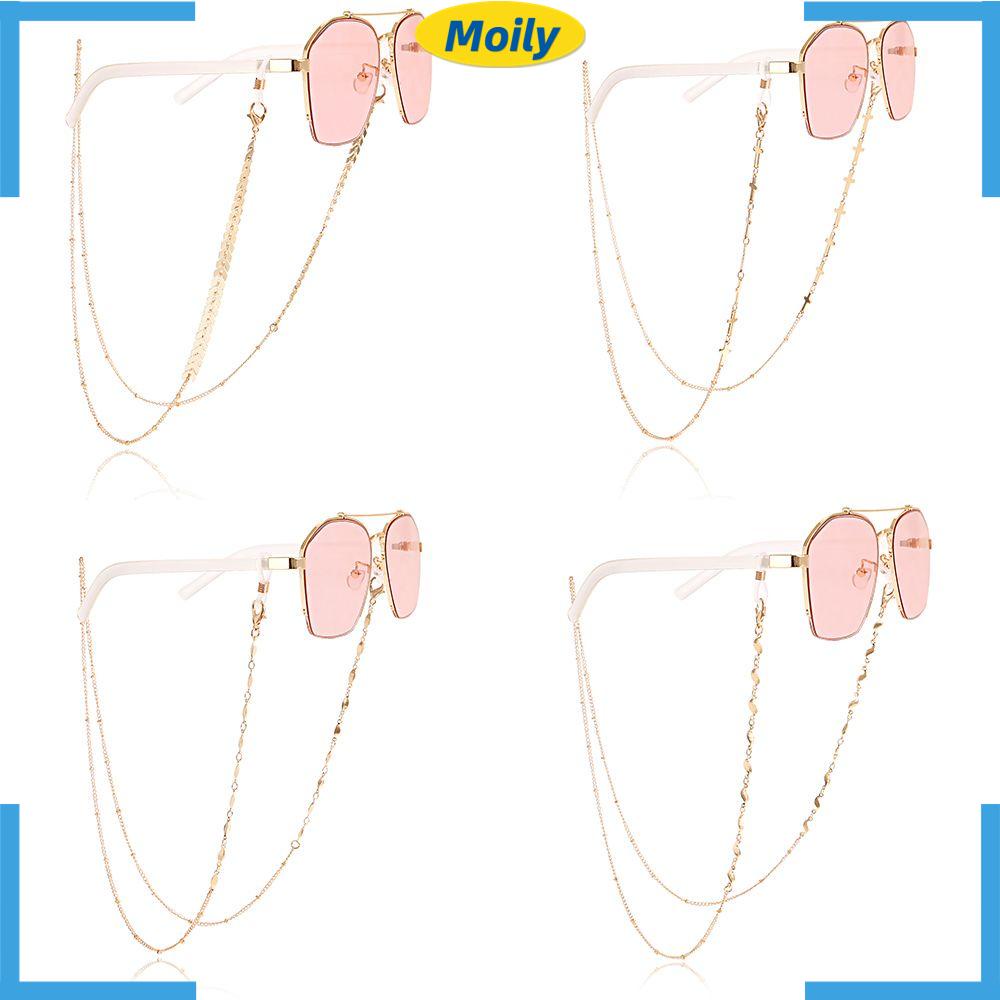 MOILYVN Giá Đỡ Mắt Kính Hình Lá Và Bướm Màu Vàng