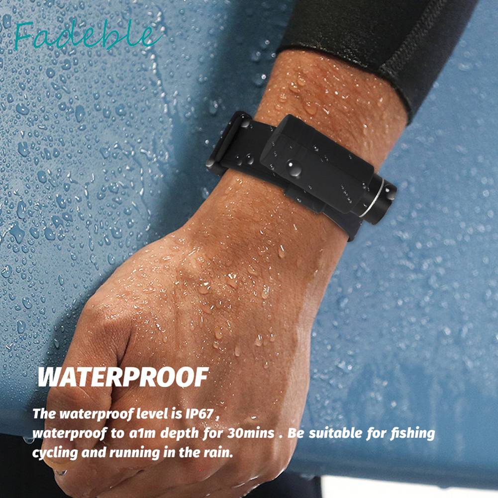 Vòng Tay Đèn Cắm Trại Chống Nước 200LM Type-C USB 230mAh