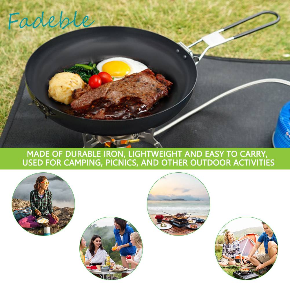 Chảo Chiên Chống Dính Có Tay Cầm Có Thể Gấp Gọn Tiện Lợi