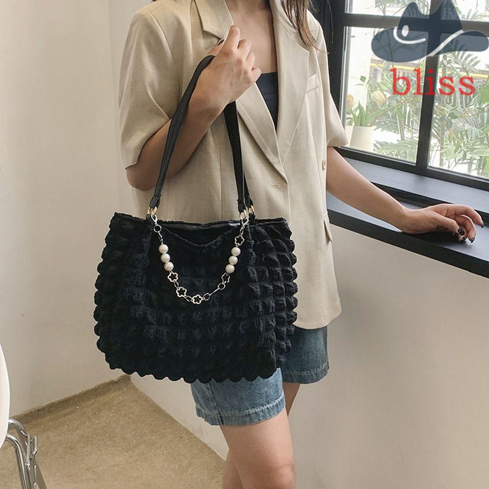 BLISS Túi Đeo Vai Cỡ Lớn Thiết Kế Đơn Giản Thời Trang Đường Phố