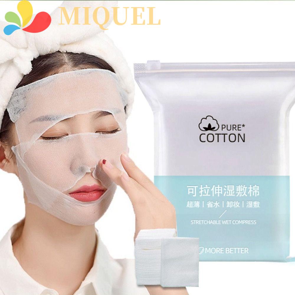 MIQUEL Set 50 / 200 Miếng Bông Tẩy Trang Cotton Mỏng Co Giãn Dùng Một Lần