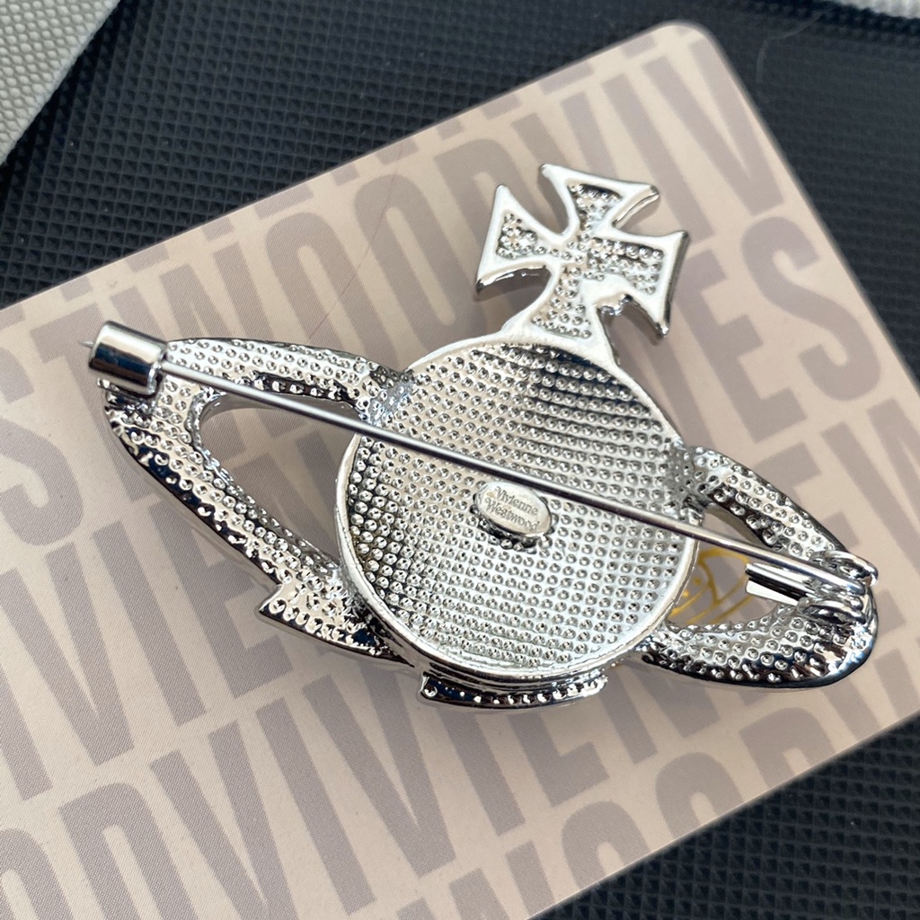 Ghim Cài Áo Hình Vivienne Westwood Thời Trang Cho Nam Nữ