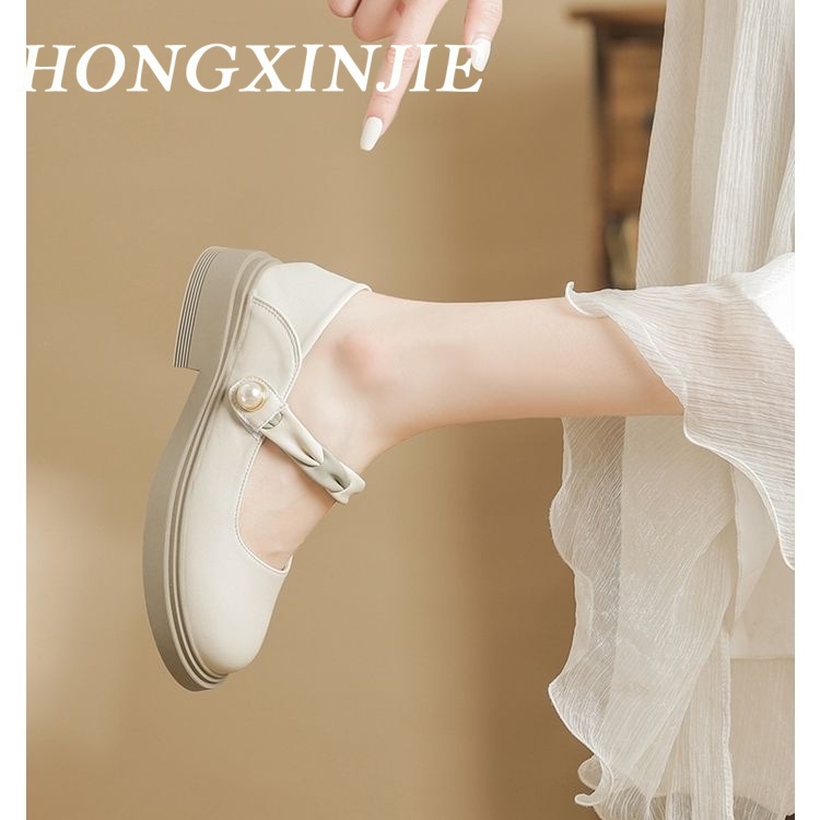 Giày búp bê HONGXINGJIE 070513 thời trang cổ điển 2023 dành cho nữ