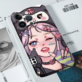 Girl photo all-inclusive phone case cho iphone 7 7 plus 8 8plus xs xr 11 12 13 14 pro plus promax