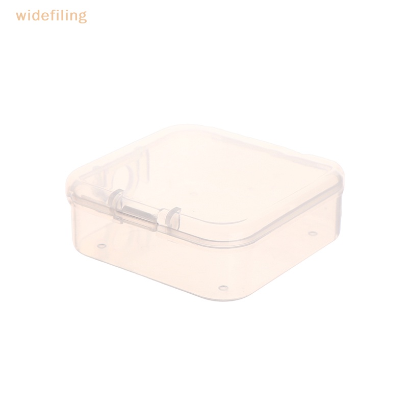 Hộp Đựng Mút Trang Điểm Bằng Nhựa Trong Suốt Hình Tam Giác / Tròn / Vuông Tiện Dụng