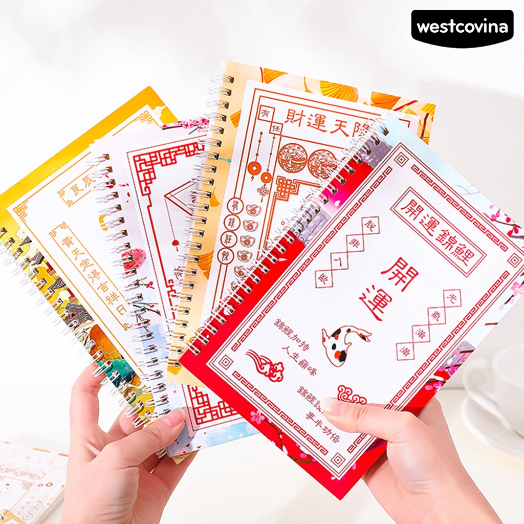 [WSTN]✎Sổ Tay Ghi Chú Họa Tiết Cá Koi Vui Nhộn Dễ Sử Dụng