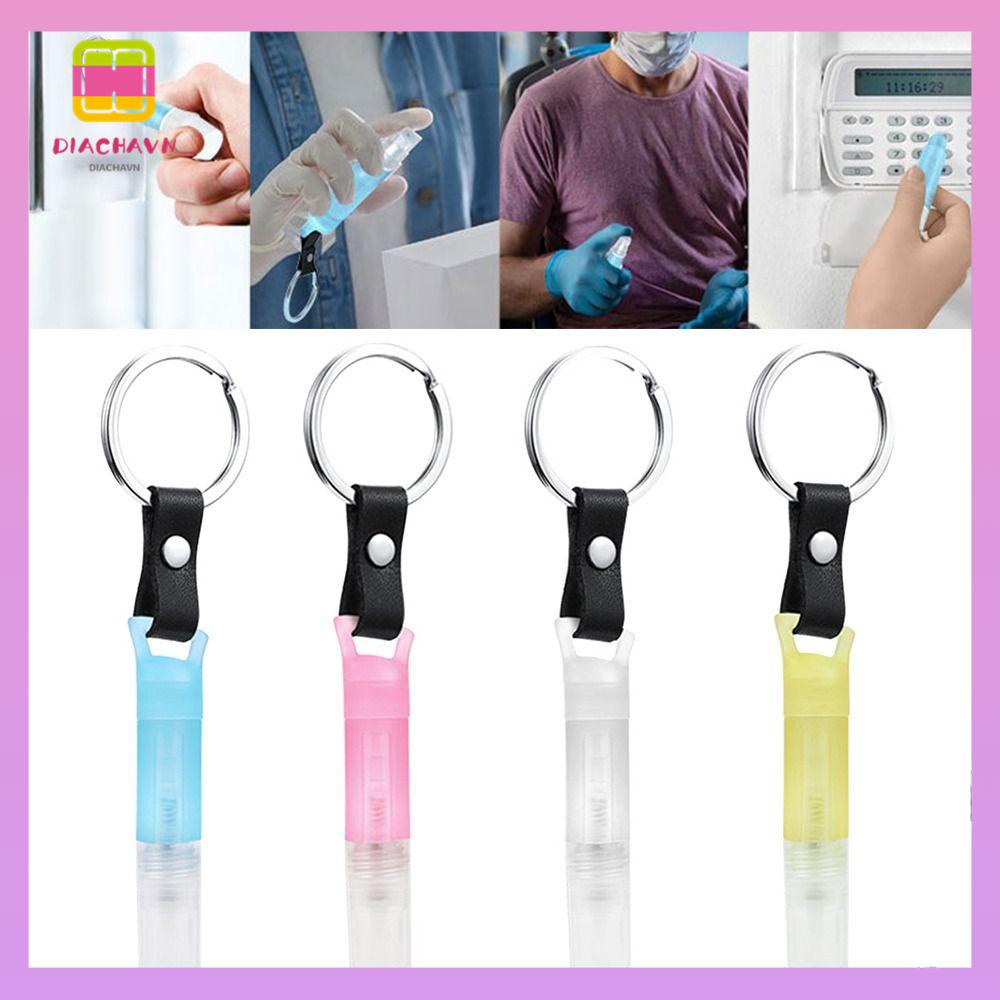 DIACHAVN Bình Xịt Nước Hoa Mini Dạng Nhấn Nút Không Cần Chạm Gắn Móc Khóa