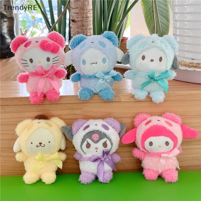 Móc Khóa Hình Thỏ Nhồi Bông Dễ Thương 14cm