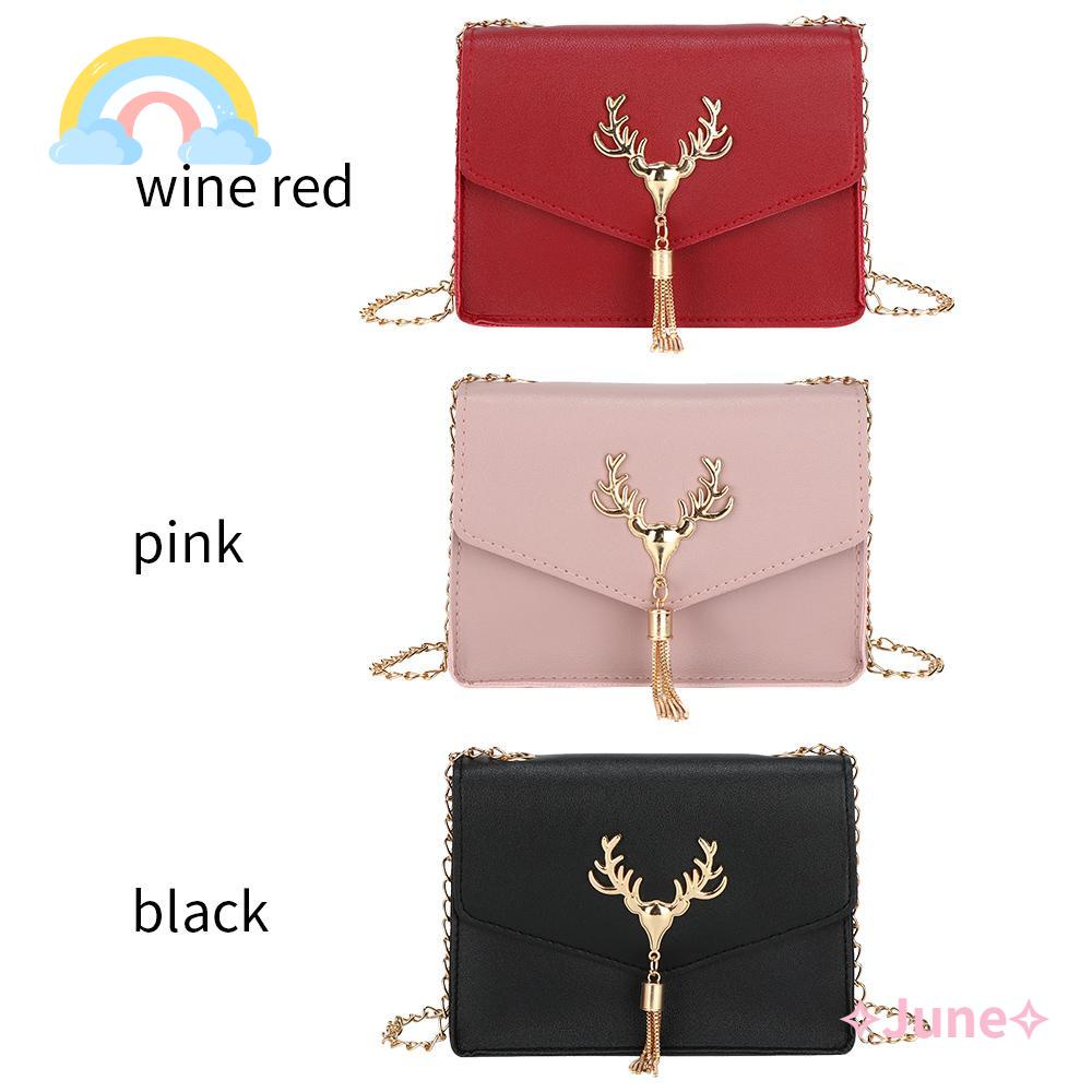 JUNE Túi Xách Du Lịch Da PU Cho Nữ