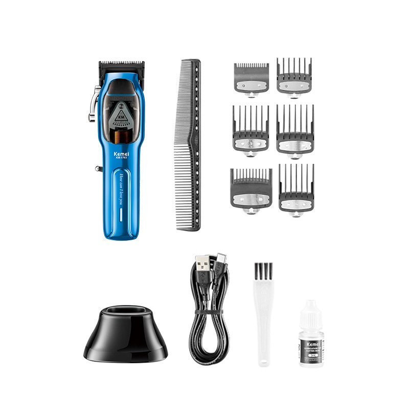 Kemei Tông Đơ Cắt Tóc 9000Rpm Sạc USB Nhanh
