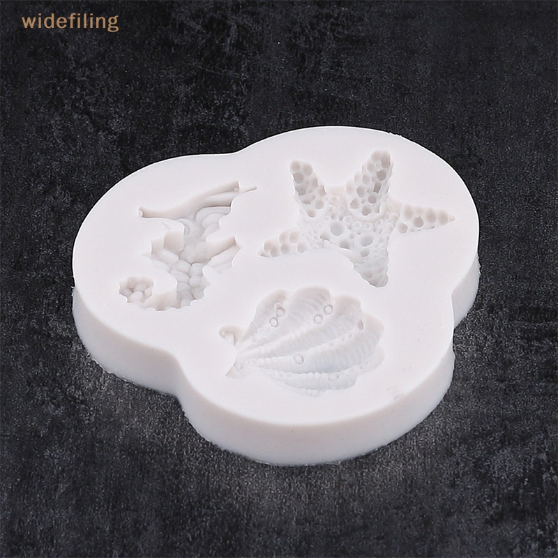 Khuôn silicone Tạo Hình Làm Bánh Hình Cá Ngựa / Sao Biển DIY