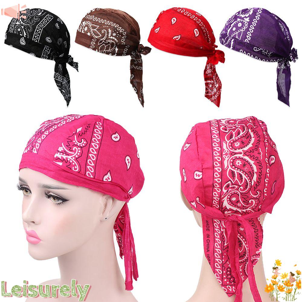 LEILY Mũ Trùm Đầu Vải Cotton Nhanh Khô Phong Cách Cướp Biển Cho Nam Và Nữ