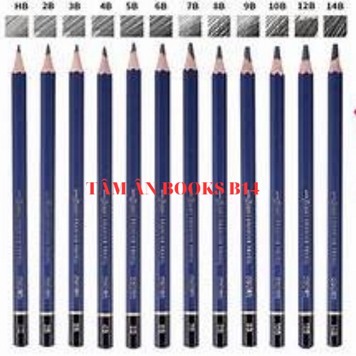 Bút chì gỗ Deli 2B/ 10B/ 12B/ 14B/ 4B/ 6B/ 8B/ - hữu ích - dễ cầm - nét đậm - phù hợp