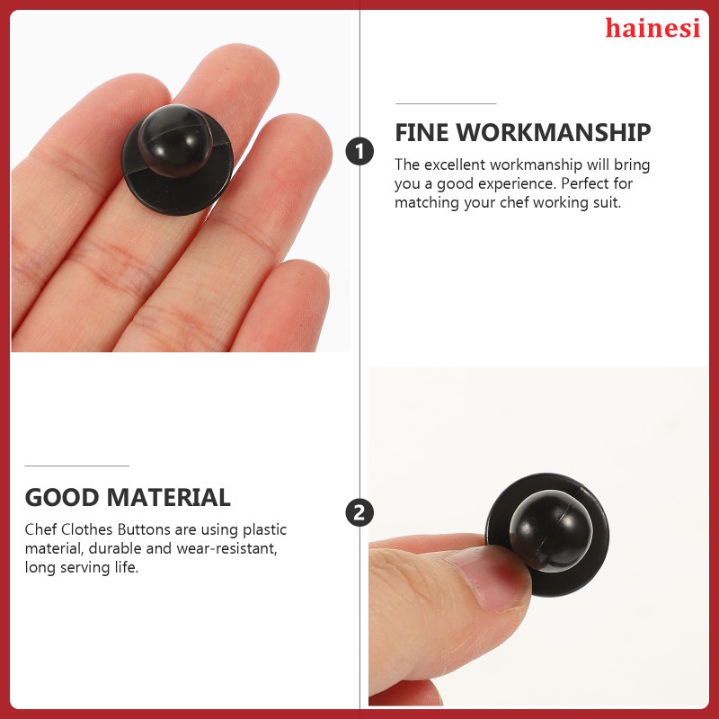 Set 100 Nút Nhựa Mini Đính Ngọc Trai Trang Trí Quần Áo Đầu Bếp