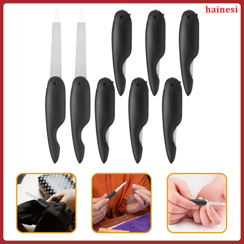Set 8 Dụng Cụ Dũa Móng Tay Bằng Thép Không Gỉ Tiện Lợi Du Lịch Miss hainesi.vn