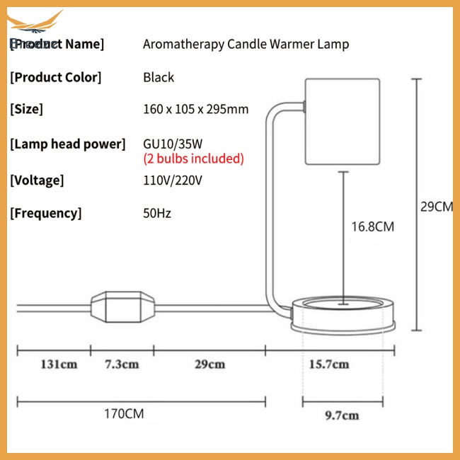 Đèn Nến Sưởi Ấm Với 2 Bóng Đèn Có Thể Điều Chỉnh Độ Sáng Không Lửa Tương Thích Với Lọ Lớn