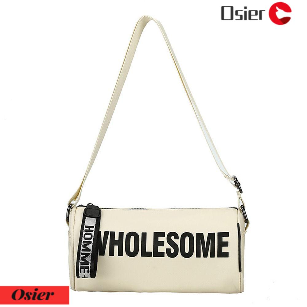 OSIER1 Túi Đeo Chéo Hình Trụ Cỡ Lớn Siêu Nhẹ Thời Trang Cho Nữ
