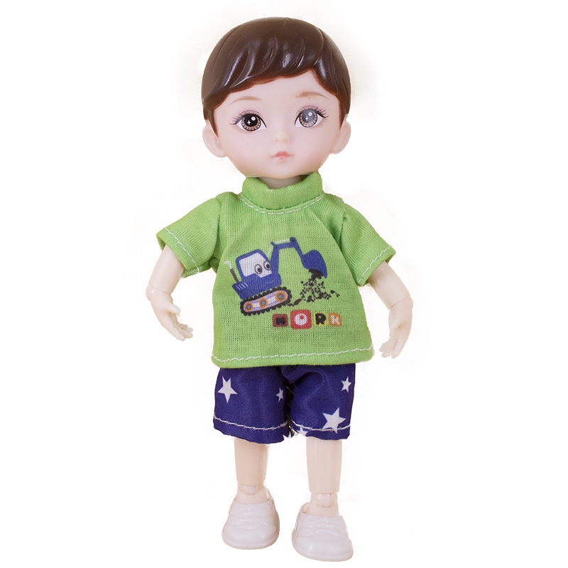 Búp Bê BJD 16cm Có Khớp Cử Động Dễ Thương