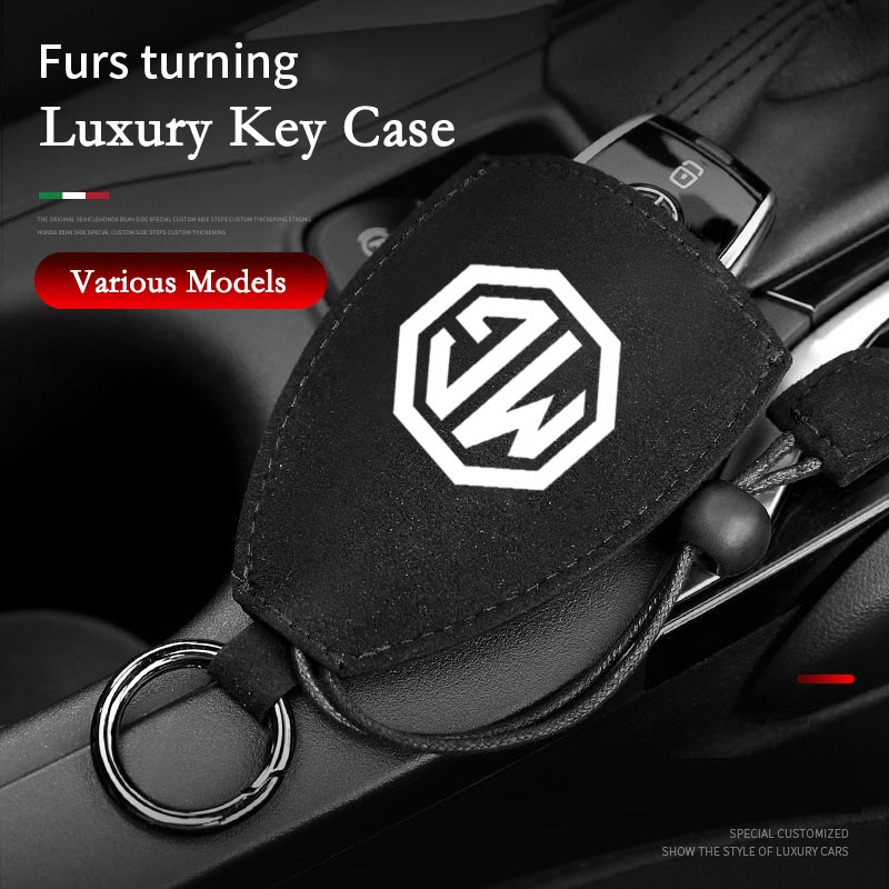 Vỏ Da Lộn Bảo Vệ Chìa Khóa Xe Hơi MG 5 6 7 HS ZS EV