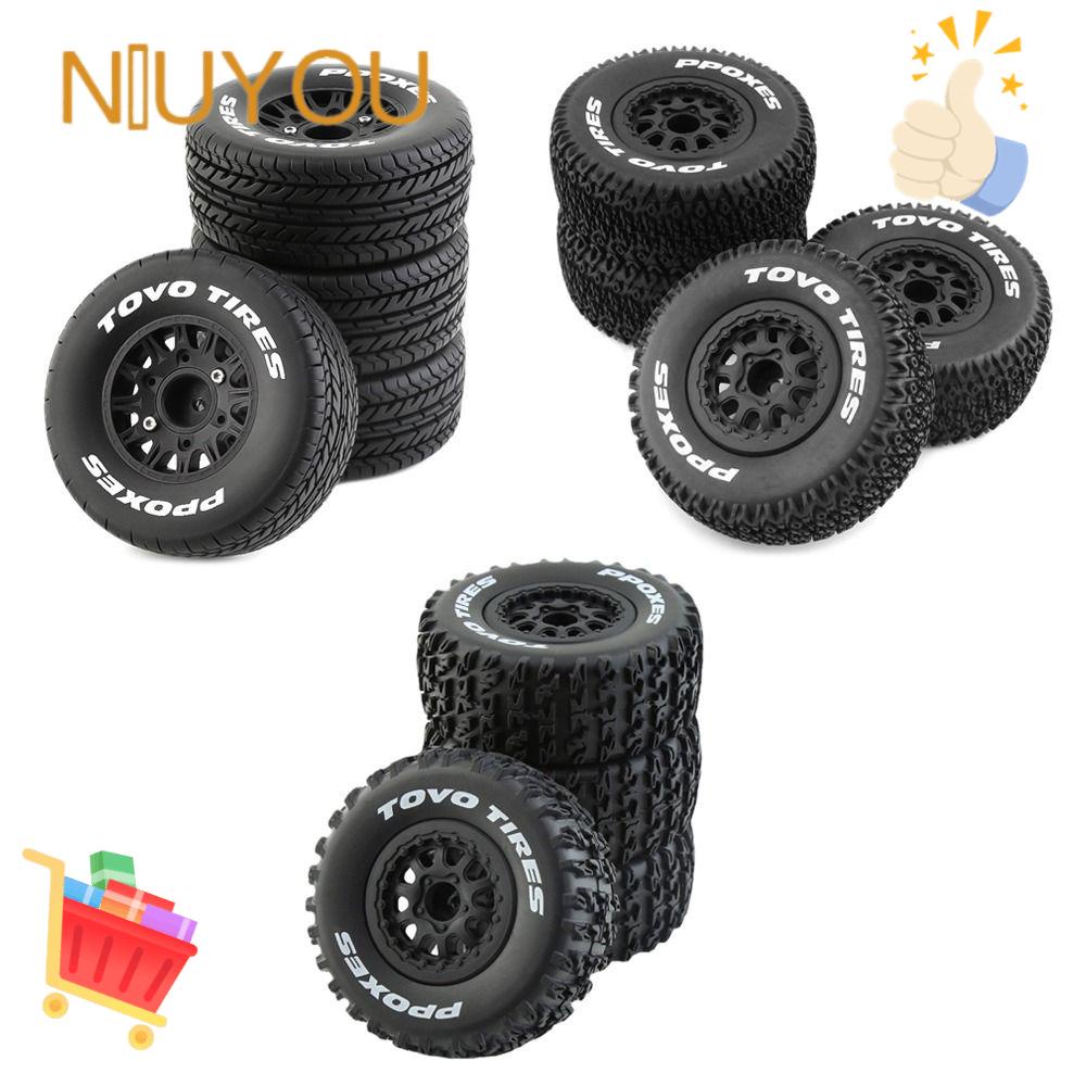NIUYOU Set 4 Bánh Xe Cao Su 112mm Chuyên Dụng Cho Xe Điều Khiển Tỉ Lệ 1 / 10