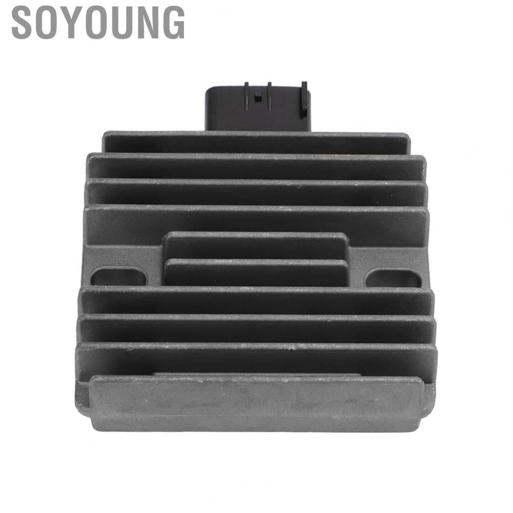 Soyoung 21066‑0030 Aluminium Alloy Voltage Rectifier Easy Operation Motorcycle Regulator Befitting for Motorbike