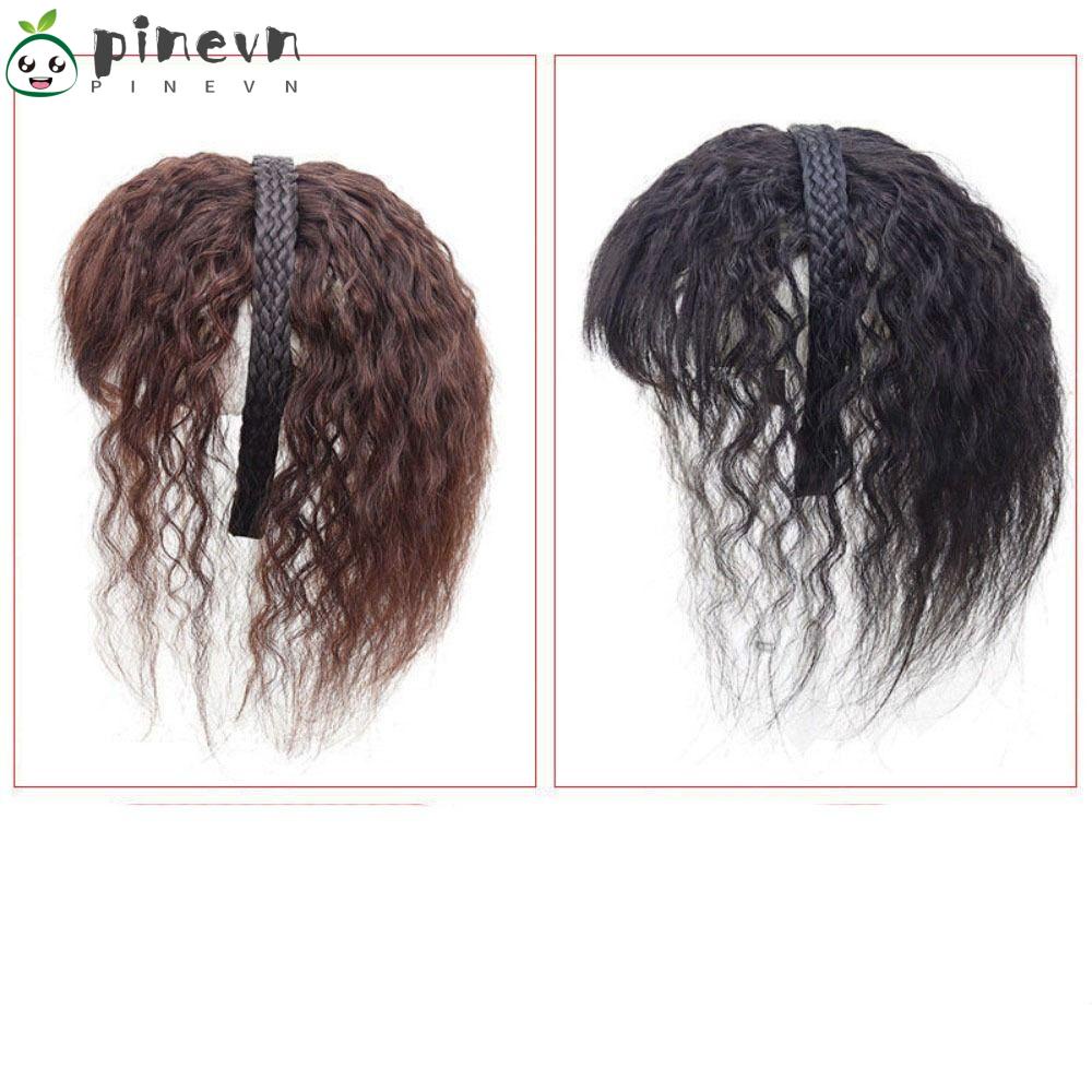 PINEVN Tóc Giả Màu Nâu Bằng Sợi Tổng Hợp Chất Lượng Cao Thời