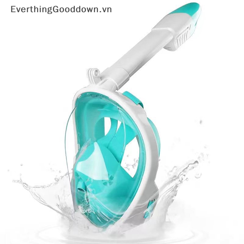 Everthinggood Mặt Nạ Lặn Chống Sương Mù Kèm Giá Đỡ Camera Dưới Nước Dành Cho Người Lớn