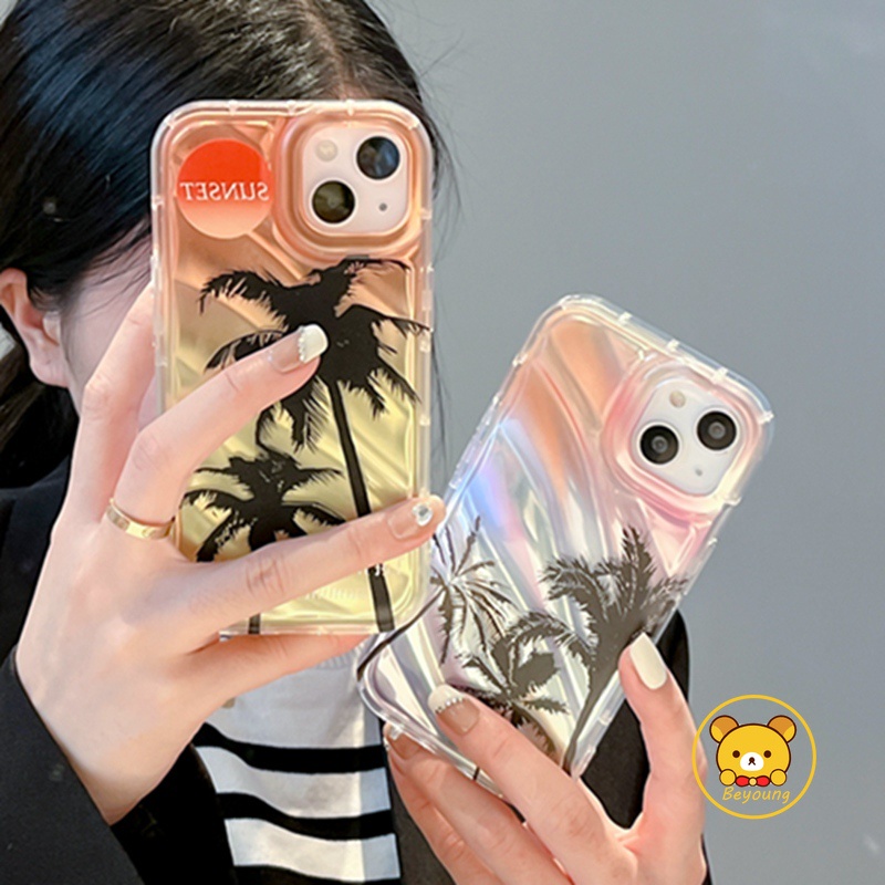 Ốp Điện Thoại TPU Mềm Hình Cây Dừa Cho Vivo Y20 Y20i Y20S Y20T Y20A Y17 Y15 Y13 Y12 Y11 2019 Y12S Y11S Y12A Y19