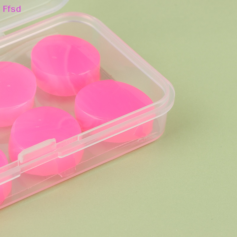 Bộ 8 Nút Bịt Tai Chống Ồn Bằng Silicone Có Thể Tái Sử Dụng