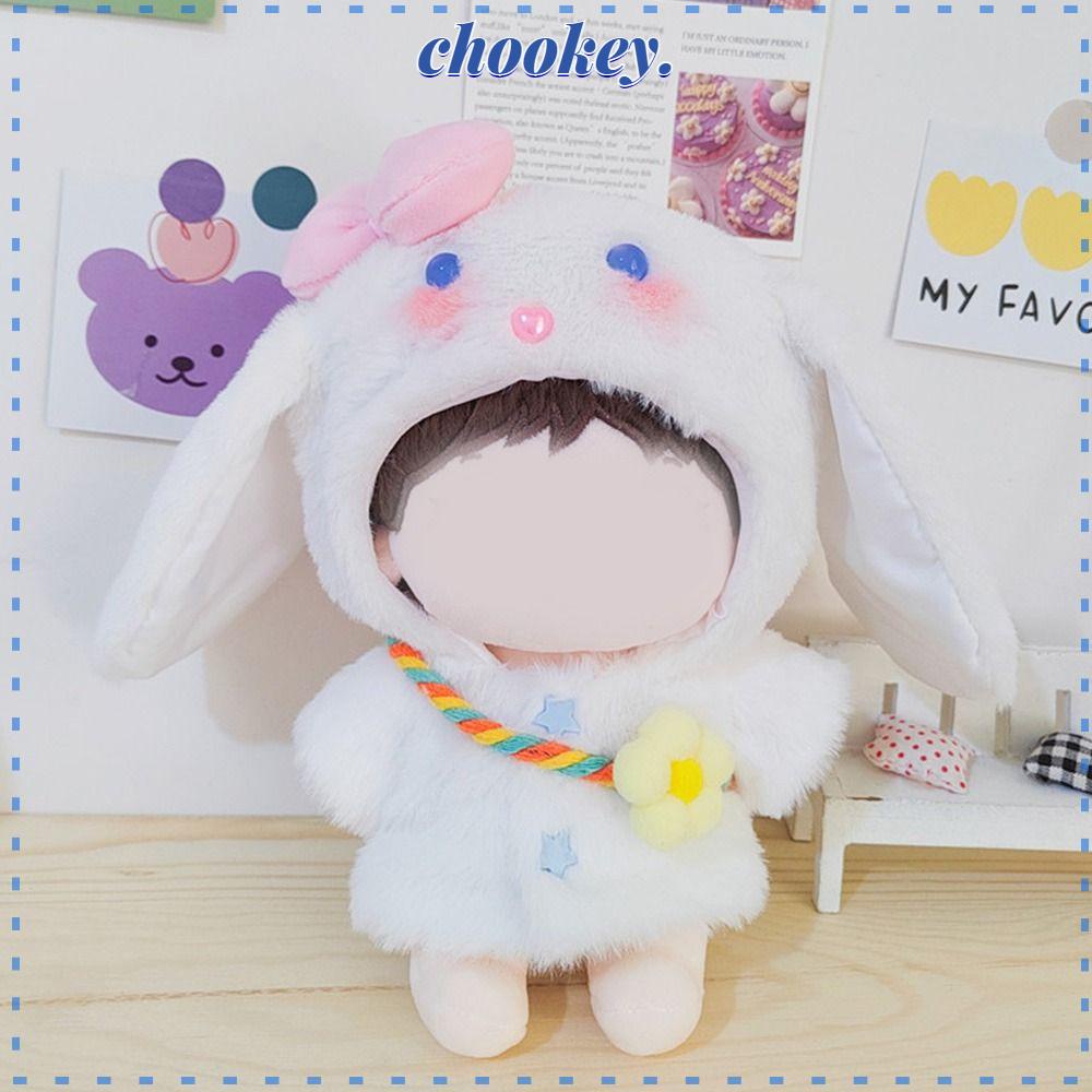 CHOOKEY Áo Hoodie Hình Gấu Trúc Đáng Yêu Cho Búp Bê 20cm