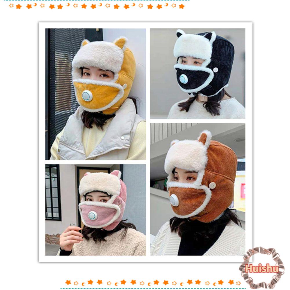 HS Mũ Nhung Bảo Vệ Tai Chống Lạnh Giữ Ấm Tiện Dụng