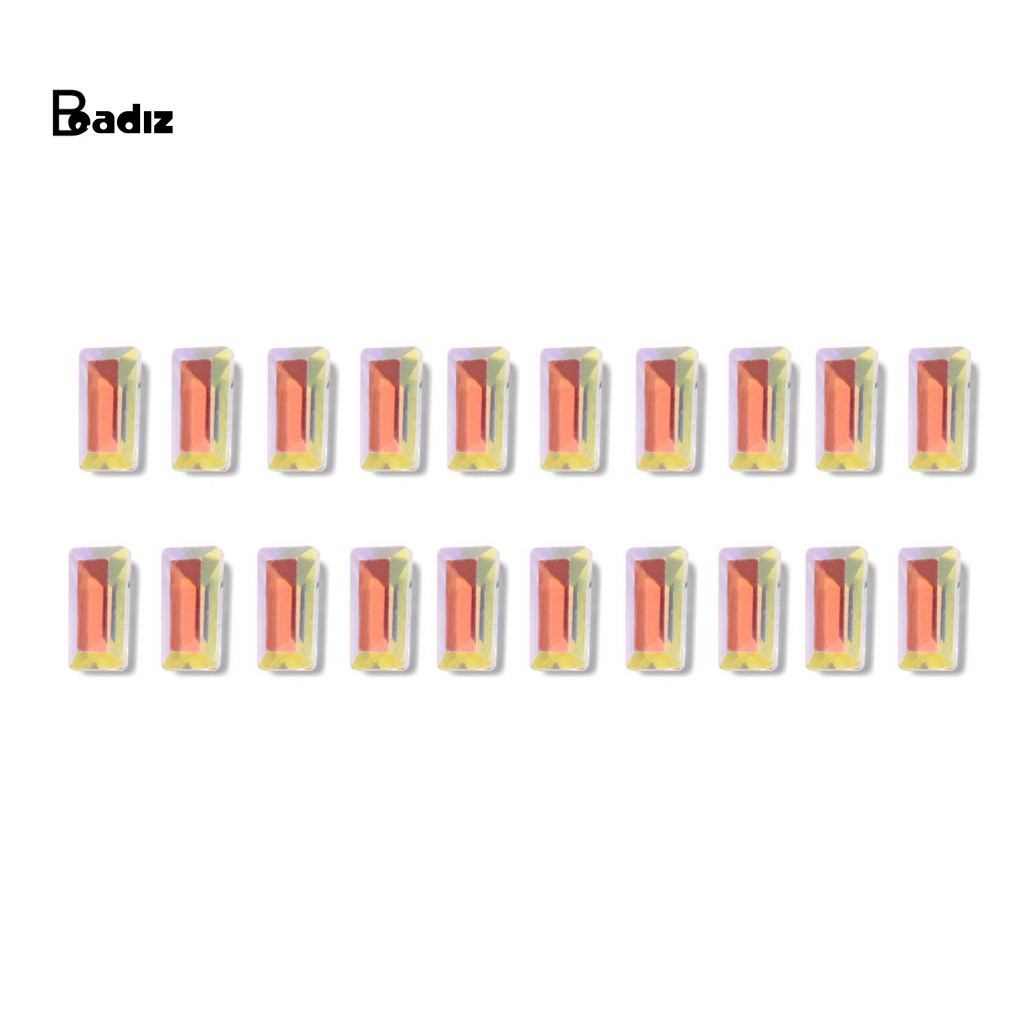 Bộ 20 Hạt Đá 3D Nhiều Màu Sắc Đính Trang Trí Móng Tay Nghệ Thuật