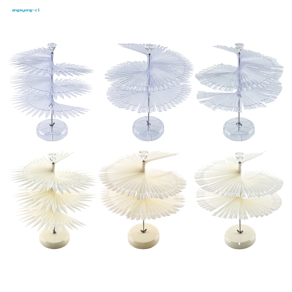 Thanh Acrylic Trong Suốt Trưng Bày Sơn Móng Tay Dạng Xoắn Ốc