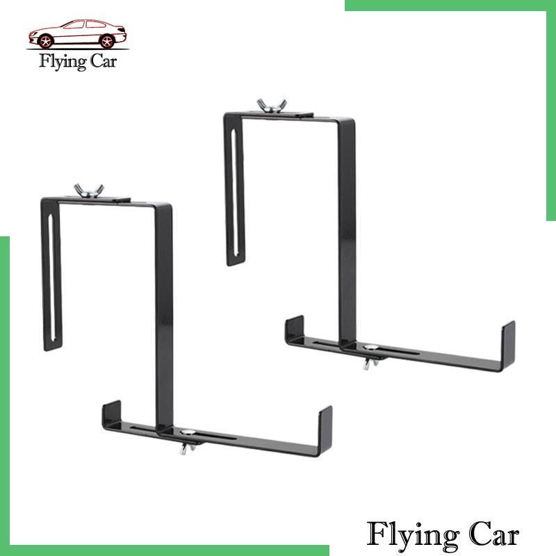 Set 2 Giá Đỡ Chậu Cây Bằng Thép Carbon Có Móc Treo Tiện Dụng