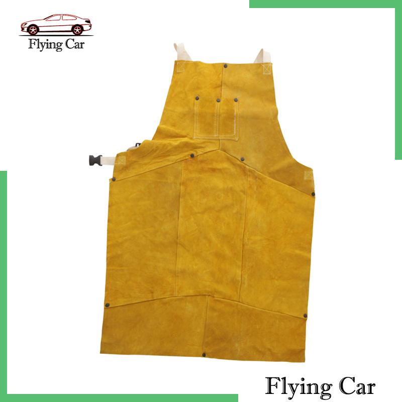 Tạp Dề Bằng Da Bò Thoáng Khí Chuyên Dụng Cho Thợ Hàn / Nướng BBQ