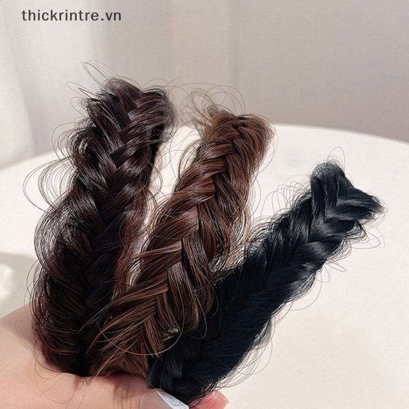 Cài Tóc Giả Thắt Bím Phong Cách Bohemia Cho Cô Dâu