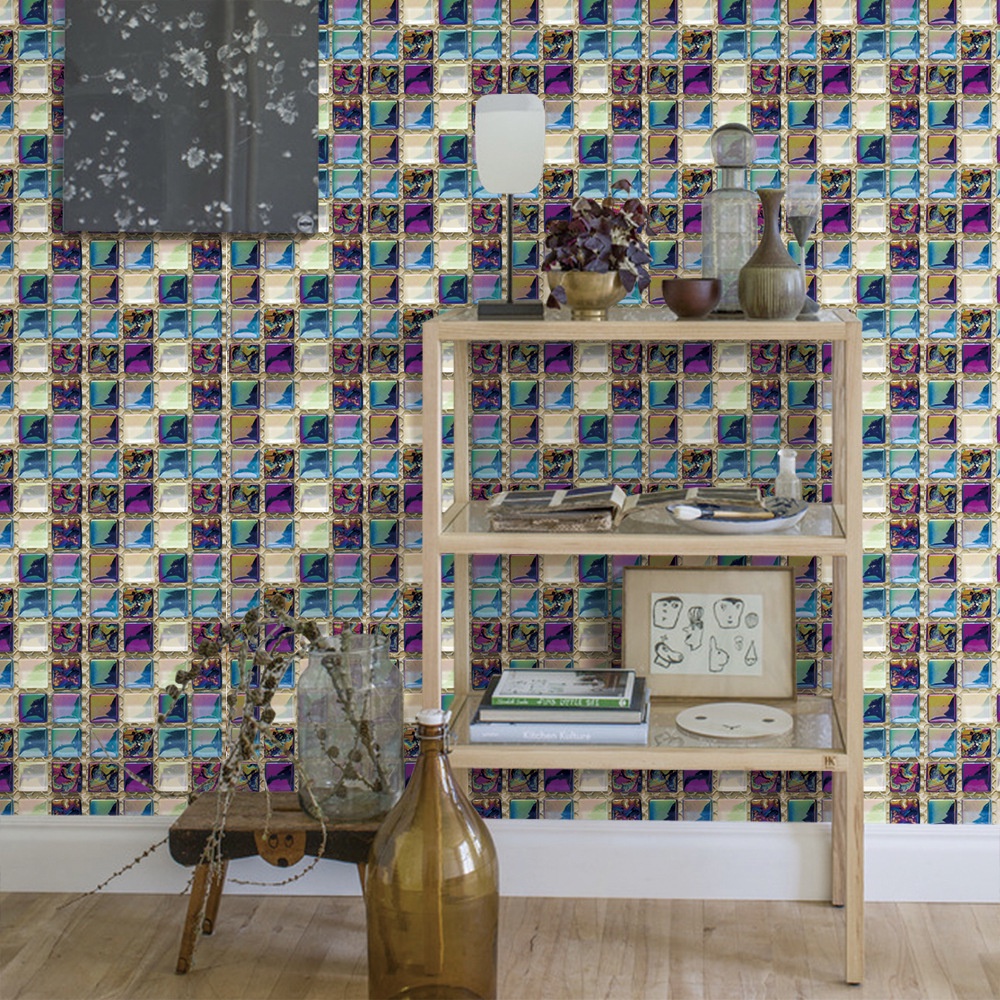 10 miếng dán gạch mosaic - nhãn dán tường chống thấm cho sàn phòng tắm nhà bếp - biến đổi ngôi nhà của bạn bằng đồ trang trí tường nghệ thuật