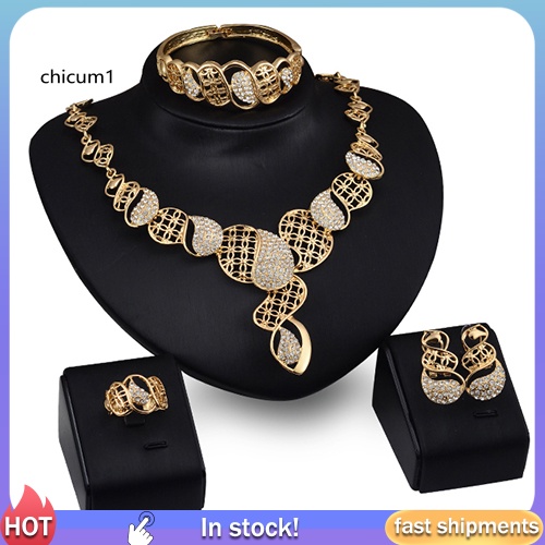 Bộ Trang SứC HợP Kim ĐíNh Đá Sang TrọNg