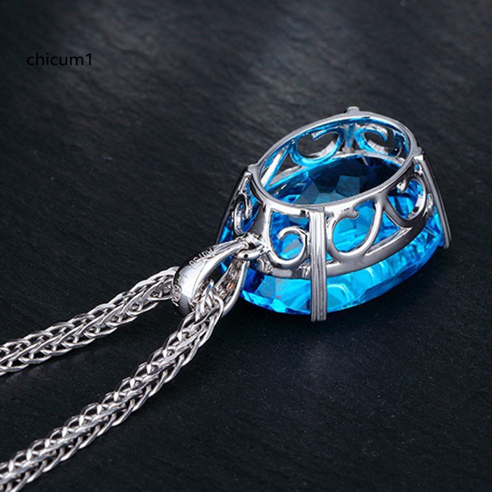 Vòng cổ Hợp Kim Đính Đá Đơn Giản Thanh Lịch