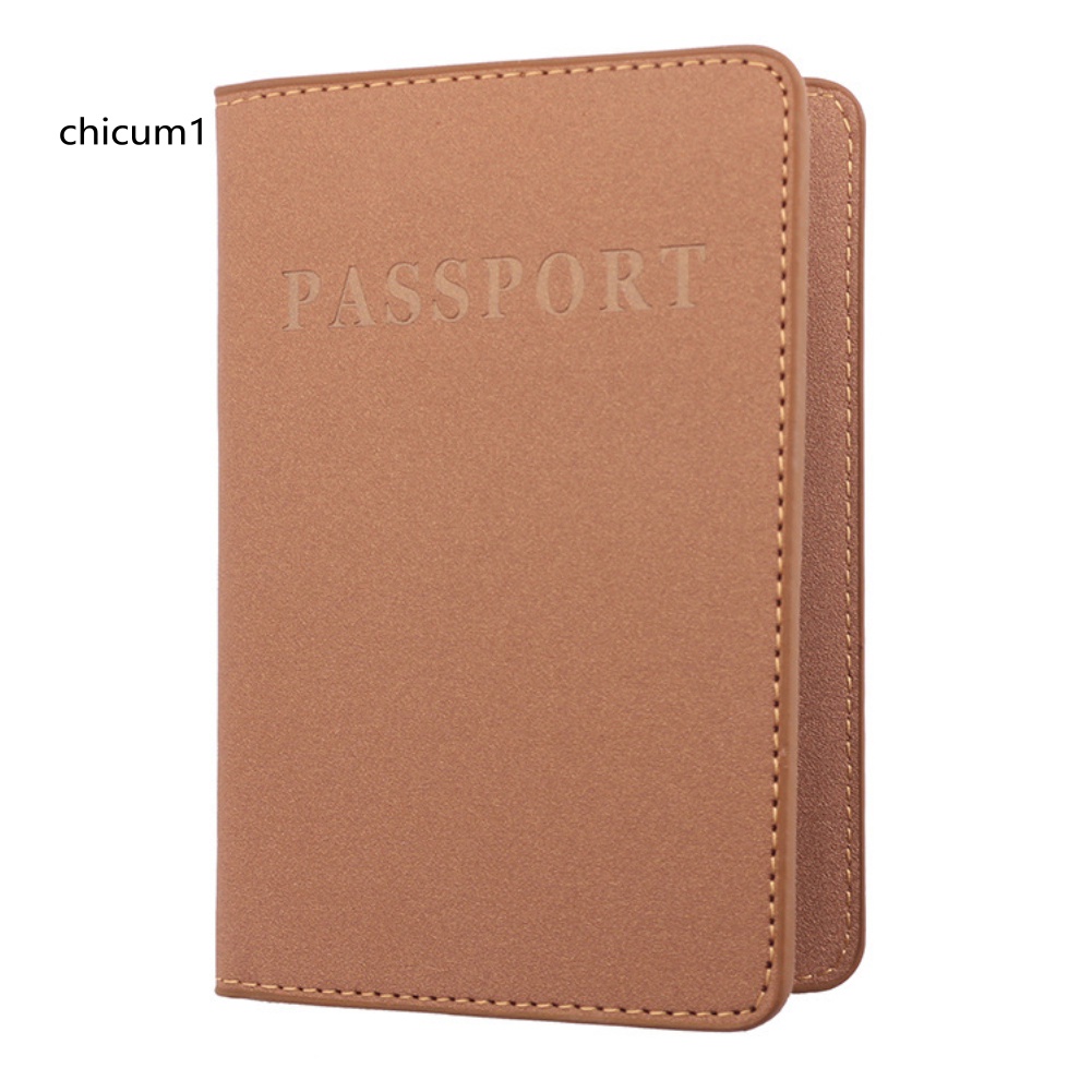 Ví Giả Da Đựng Hộ Chiếu / Thẻ Tín Dụng / Danh Thiếp Màu Trơn