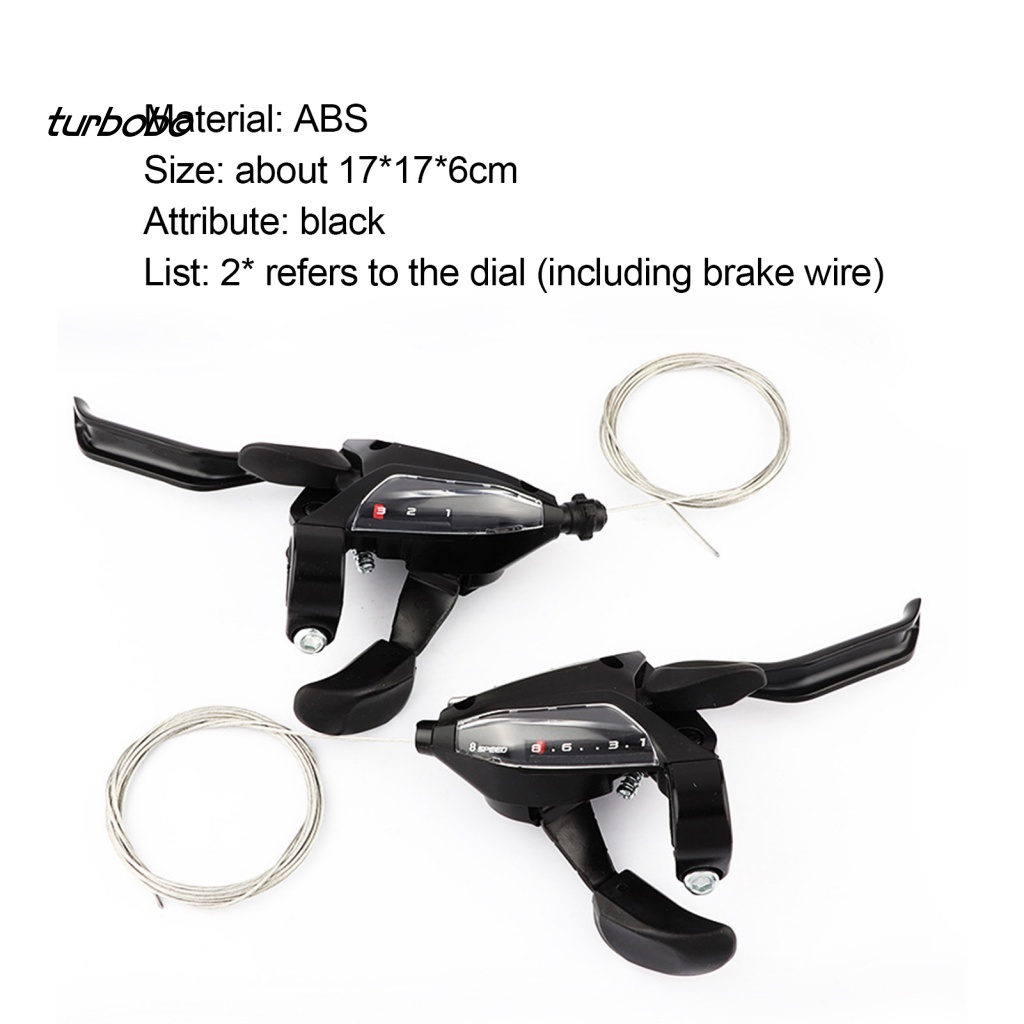 1 Cặp Cần Sang Số Xe Đạp Leo Núi Màu Đen 24 Tốc Độ EF500-8