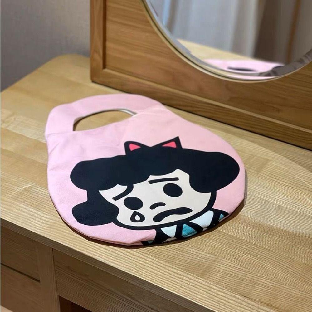 26EDIE Túi Xách Canvas Họa Tiết Graffiti Phong Cách Hàn Quốc Cho Học Sinh