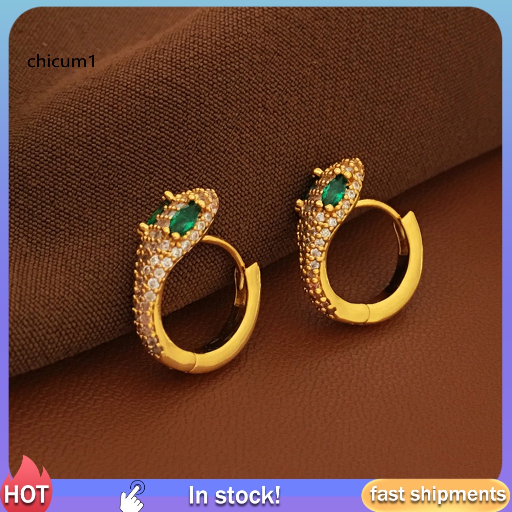 1 Cặp Bông Tai Kim Loại Lấp Lánh Chống Oxy Hóa Màu Sắc Đơn Giản Sáng Tạo Dành Cho Nữ