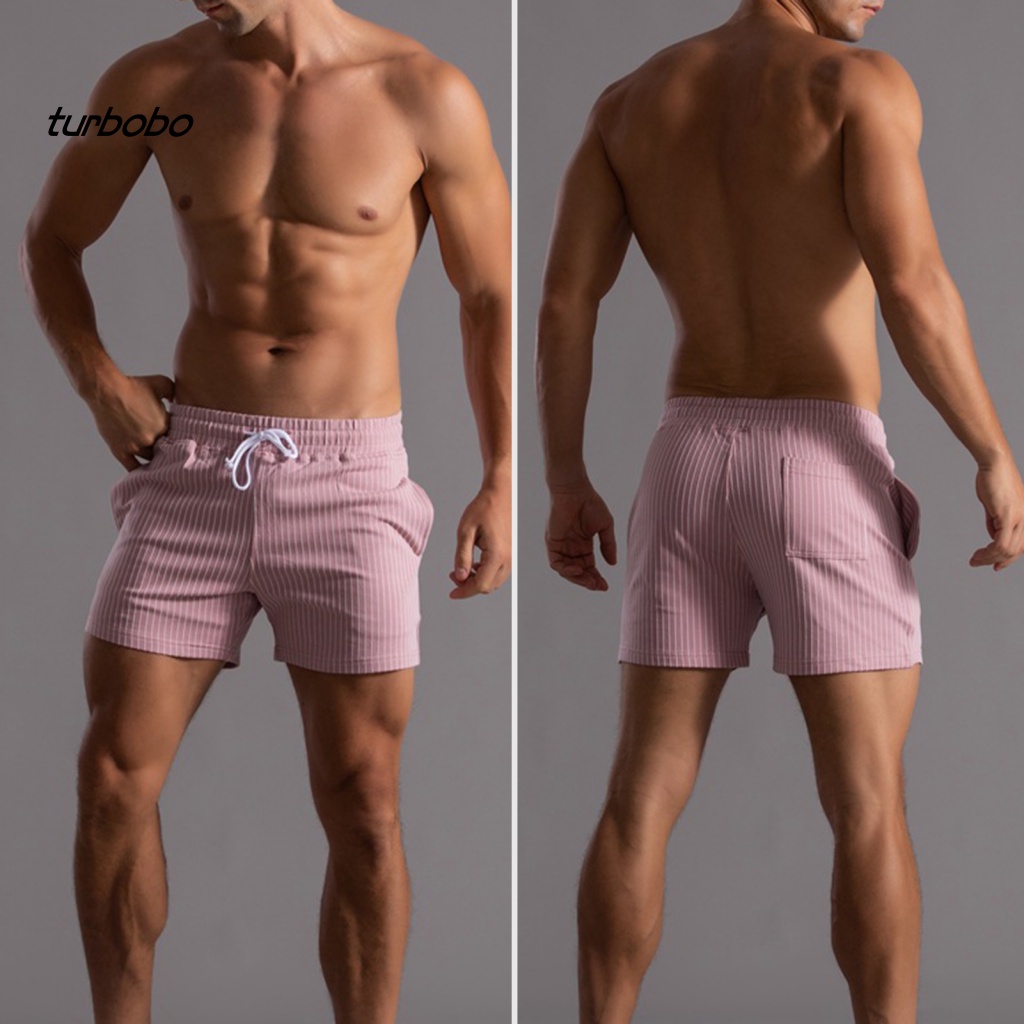 Quần Short Thể Thao Lưng Thun Dây Rút Có Túi Co Giãn Tốt Thời Trang Mùa Hè Cho Nam