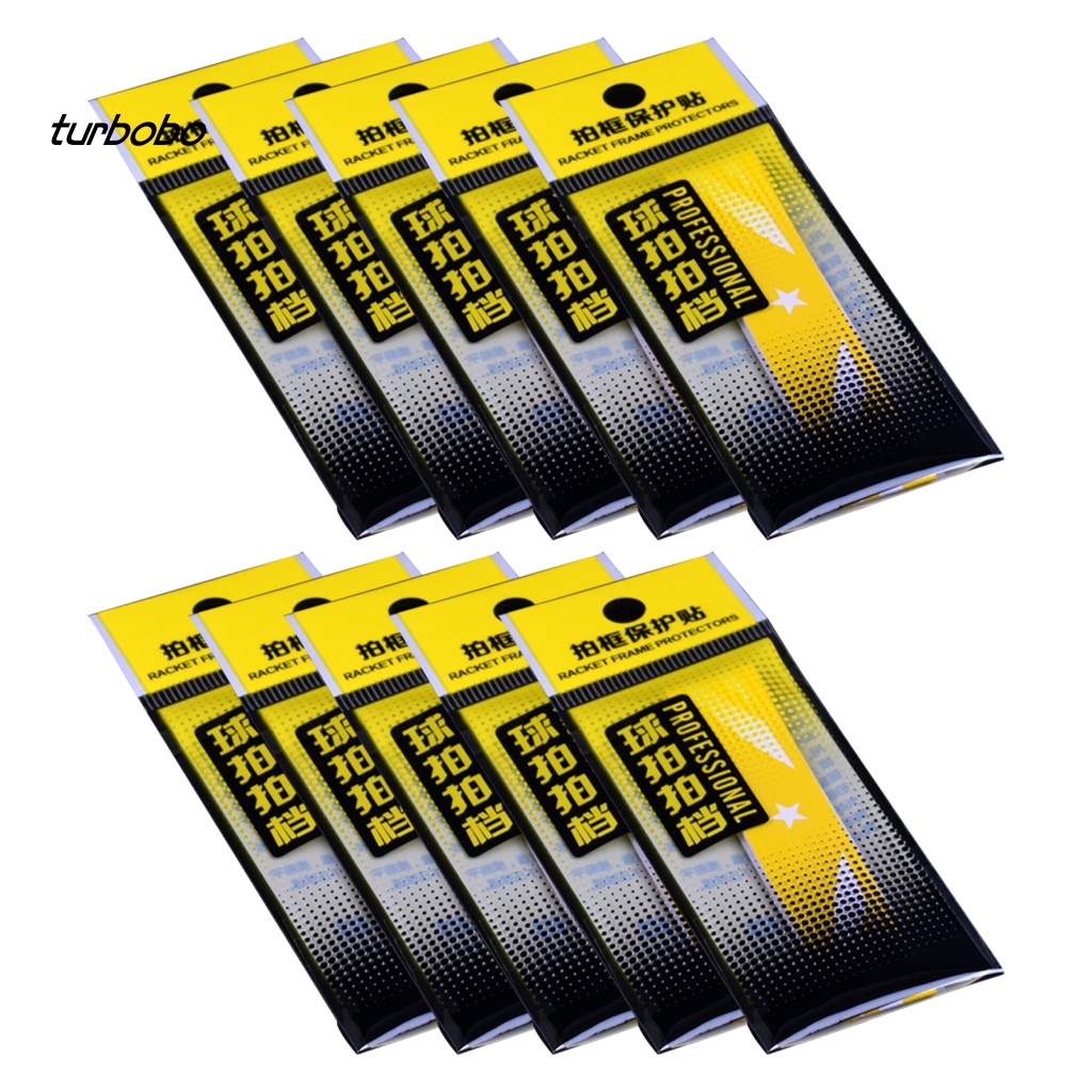Set 10 Miếng Dán Bảo Vệ Đầu Vợt Chơi Thể Thao Bằng Da Giả Chống Mòn Có Thể Tái Sử Dụng