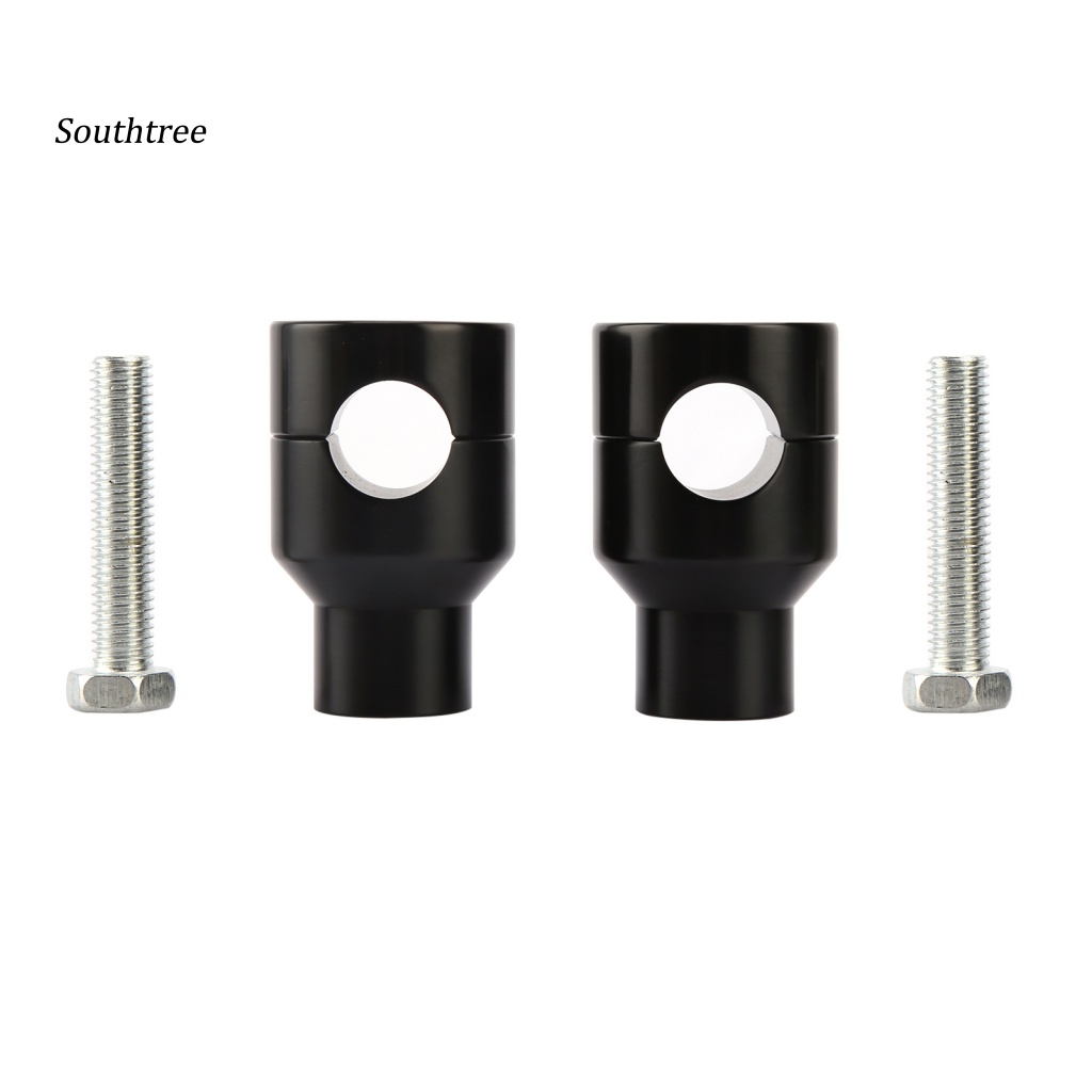 Bộ 2 Kẹp Cố Định Tay Lái Xe Máy Màu Đen Chống Oxy Hóa Kích Thước Nhỏ Gọn 25mm