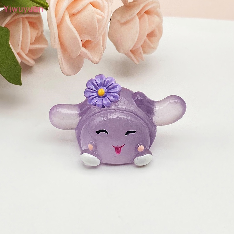 Bộ 2 Mặt Dây Chuyền Nhỏ Bằng Resin Phát Sáng 3D Thời Trang DIY Mới