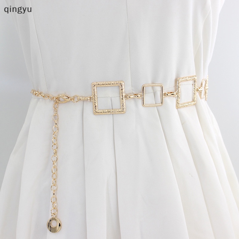 Thắt Lưng Dây Xích Móc Kim Loại Hình Vuông Có Thể Điều Chỉnh Trang Trí Đầm Sơ Mi / Đầm Thời Trang Cho Nữ