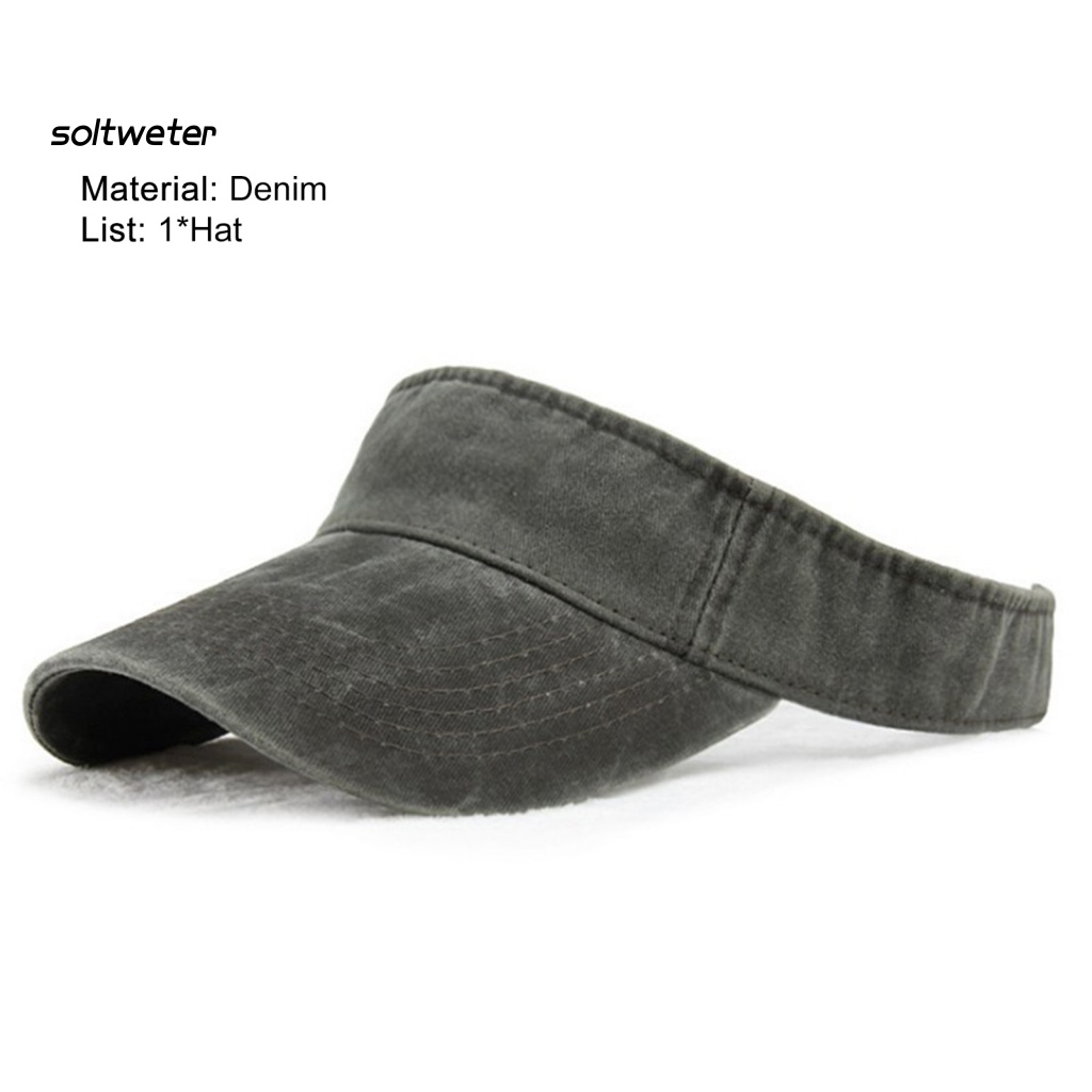Mũ Lưỡi Trai Denim Chống Nắng Màu Sắc Đơn Giản Dễ Phối Đồ